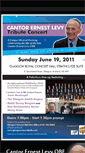 Mobile Screenshot of ernestlevytributeconcert.weebly.com