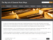 Tablet Screenshot of classical-music-blogs.weebly.com