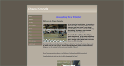 Desktop Screenshot of chaoskennels.weebly.com