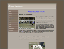 Tablet Screenshot of chaoskennels.weebly.com