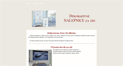 Desktop Screenshot of nalepnice.weebly.com