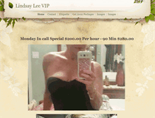 Tablet Screenshot of lindsayleevip.weebly.com