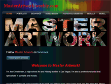 Tablet Screenshot of masterartwork.weebly.com