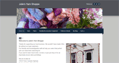 Desktop Screenshot of juliesyarnshoppe.weebly.com