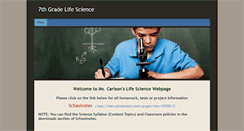 Desktop Screenshot of carlsonscience.weebly.com