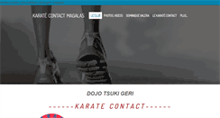 Desktop Screenshot of karate-contact-magalas.weebly.com