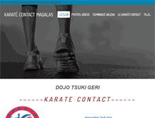 Tablet Screenshot of karate-contact-magalas.weebly.com