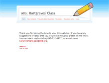 Tablet Screenshot of mrshartgraves.weebly.com
