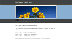 Desktop Screenshot of bhunter.weebly.com