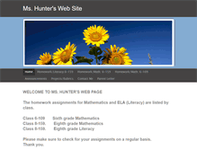 Tablet Screenshot of bhunter.weebly.com