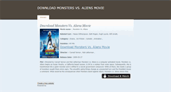 Desktop Screenshot of download-monstersvsaliens.weebly.com