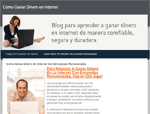 Tablet Screenshot of comoganardineroenlainternet.weebly.com