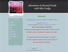 Tablet Screenshot of misslodge.weebly.com