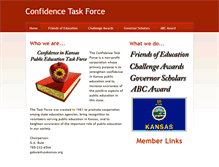 Tablet Screenshot of ksconfidencetaskforce.weebly.com
