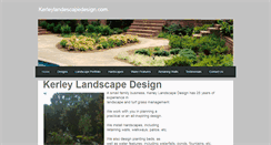 Desktop Screenshot of kerleylandscapadesign.weebly.com