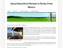 Tablet Screenshot of mexicobeachhomes.weebly.com