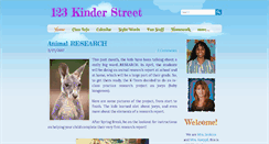 Desktop Screenshot of 123kinderstreet.weebly.com