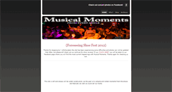 Desktop Screenshot of musicalmomentsmedia.weebly.com