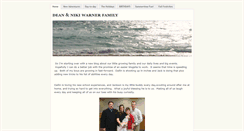 Desktop Screenshot of deanandnikiwarnerfamily.weebly.com