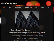 Tablet Screenshot of jeanlounge.weebly.com