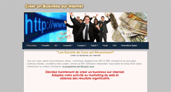 Desktop Screenshot of creer-un-business-sur-internet.weebly.com