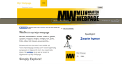 Desktop Screenshot of mijnwebpage.weebly.com