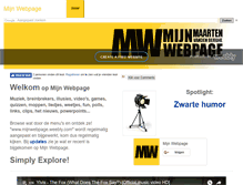 Tablet Screenshot of mijnwebpage.weebly.com