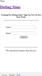 Mobile Screenshot of dating-sims.weebly.com