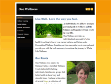 Tablet Screenshot of onewellness.weebly.com