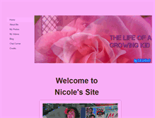 Tablet Screenshot of nicoleangelarigby.weebly.com