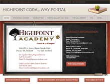 Tablet Screenshot of highpointcoralwayportal.weebly.com