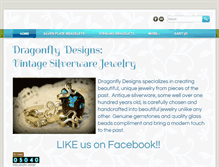 Tablet Screenshot of dragonflydesignsjewelry.weebly.com
