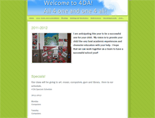Tablet Screenshot of 4da.weebly.com