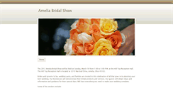 Desktop Screenshot of ameliabridalshow.weebly.com