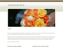 Tablet Screenshot of ameliabridalshow.weebly.com