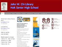 Tablet Screenshot of johnwchilibraryhhs.weebly.com