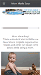 Mobile Screenshot of mommadeeasy.weebly.com