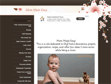 Tablet Screenshot of mommadeeasy.weebly.com