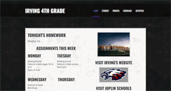 Desktop Screenshot of irving4th.weebly.com