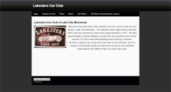 Desktop Screenshot of lakesters.weebly.com