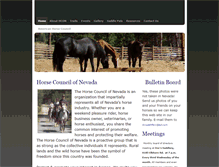 Tablet Screenshot of horsecouncilnevada.weebly.com