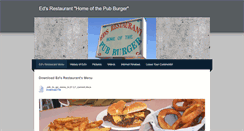 Desktop Screenshot of edsrestaurant.weebly.com