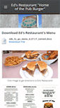 Mobile Screenshot of edsrestaurant.weebly.com