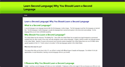 Desktop Screenshot of learn2ndlanguage.weebly.com