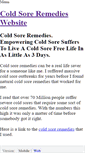 Mobile Screenshot of coldsore-remedies.weebly.com