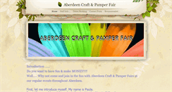 Desktop Screenshot of aberdeencraftfairs.weebly.com