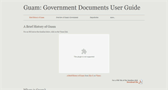 Desktop Screenshot of guamgovdocs.weebly.com