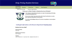 Desktop Screenshot of holytrinitystudentservice.weebly.com