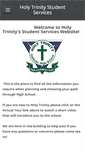 Mobile Screenshot of holytrinitystudentservice.weebly.com