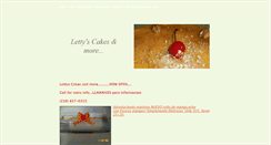 Desktop Screenshot of lettyscakes.weebly.com